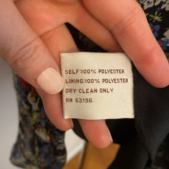 Suzi Chin for Maggy Boutique Black Floral Mini Dress Size 4 - Picture 10 of 14